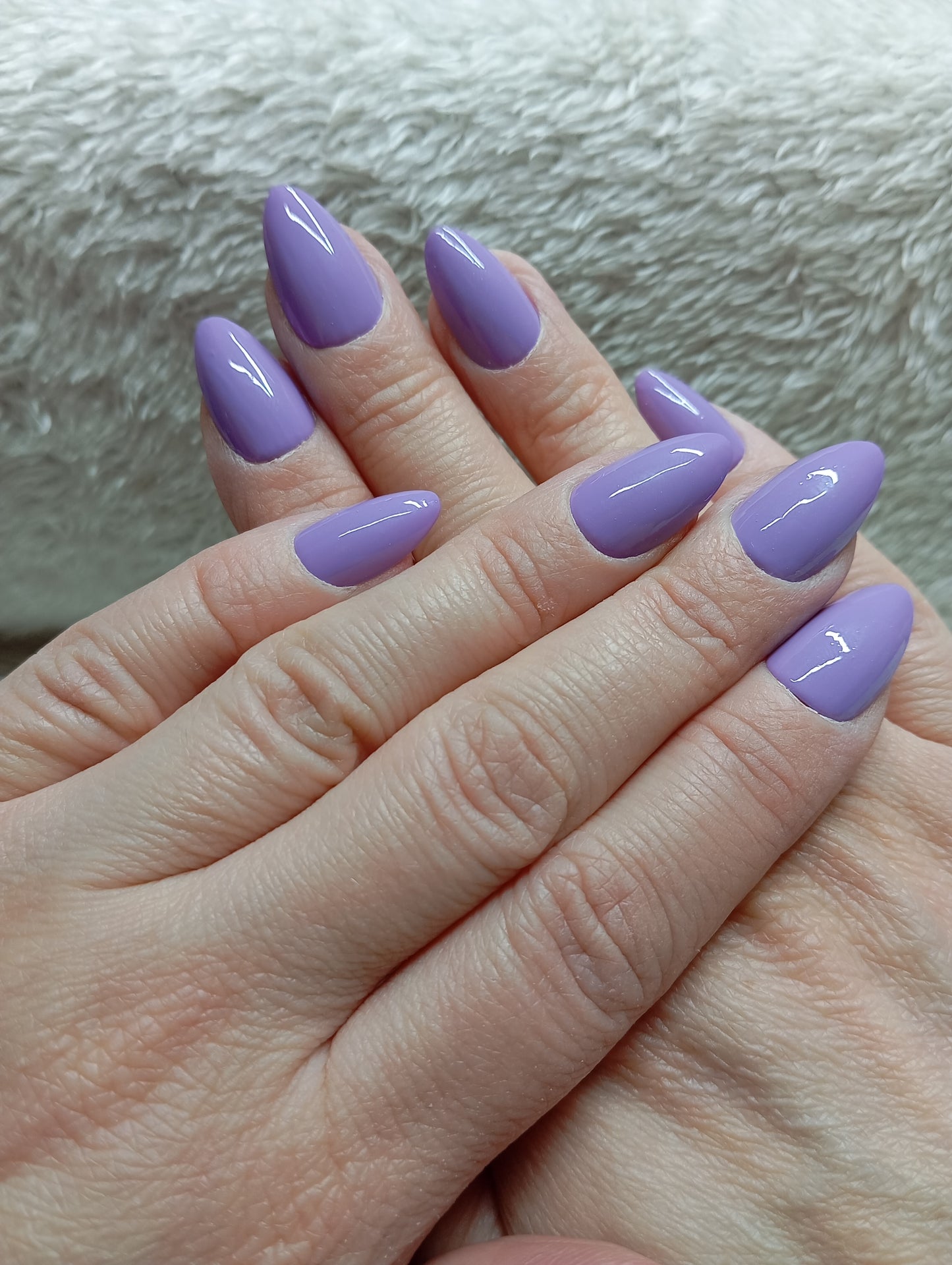 Violet Velours — Kit 30 faux ongles fait main