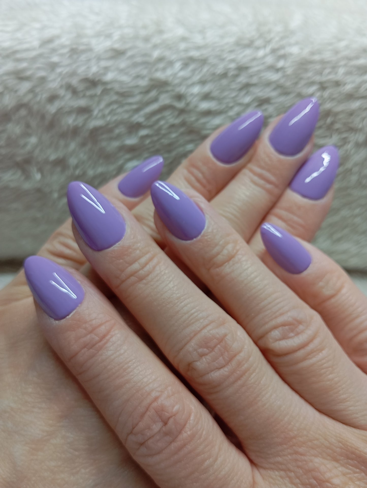 Violet Velours — Kit 30 faux ongles fait main