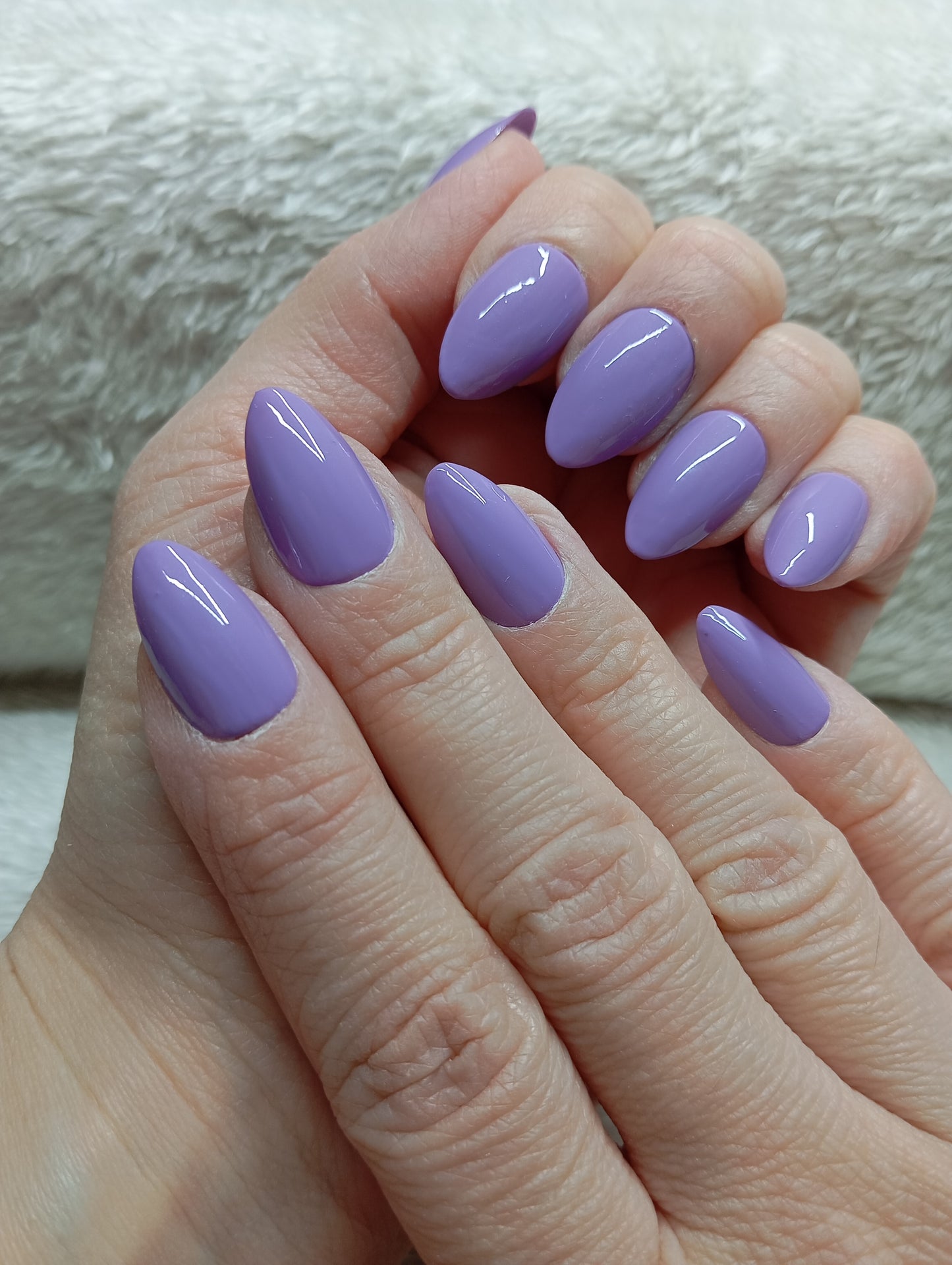 Violet Velours — Kit 30 faux ongles fait main
